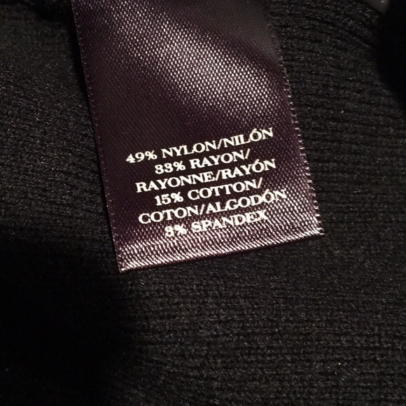 Ann Taylor black v neck sweater size M NWT - Picture 4 of 5